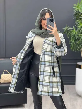 پالتو سر آستین چرم