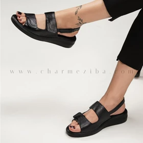 کفش چرم تابستانی زنانه CODE:834