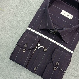 پیراهن استین بلند مردانه ( قواره کلاسیک-قواره معمولی )- پیراهن مجلسی طرحدار مردانه