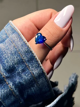 انگشتر قلب رینگ ساده