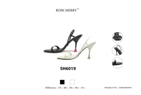 کفش زنانه رزمری مدل Rose-Merry-SH6019-Black