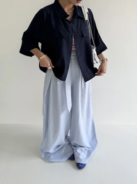 شومیز جیب دکمه