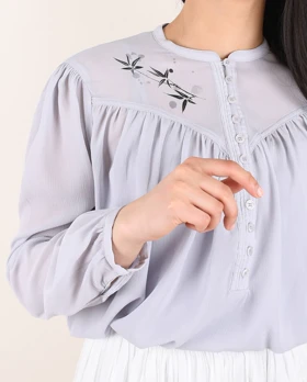 شومیز حریرپفکی