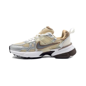 کفش و کتانی اسپرت مردانه مدل نایک کوشلون NIKE V2K رنگ نقره ای کرم کد 43327