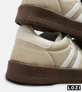 کفش کتانی مردانه کرم سفید ADIDAS Samba