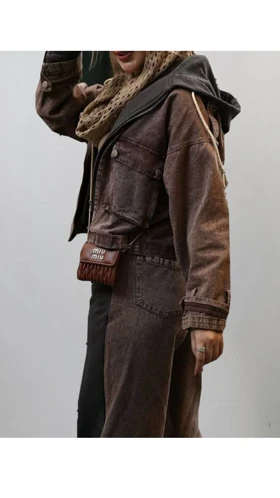 ست ترکیبی جین و دورس زنانه 908879