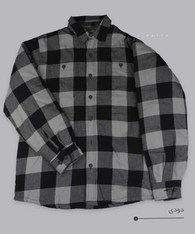 ژاکت مردانه چهارخانه و جیب‌دار 6015