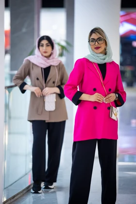 مانتو شلوار ترکیبی کرسپو