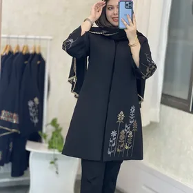 مانتو زنانه مزونی مدل هاله( کالکشن عیدانه 1404)