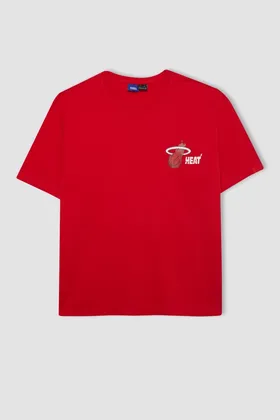 تیشرت آستین کوتاه Fit Nba Miami Heat Boxy Fit Crew B9900ax24sm B9900AX24SM