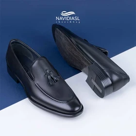 کفش مردانه چرم کلاسیک کد 7025011