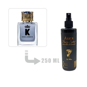 بادی اسپلش عطر ادکلن دولچه گابانا کی مردانه-کینگ ادوپرفیوم 250 میل Dolce Gabbana K EDP for Men 250ml