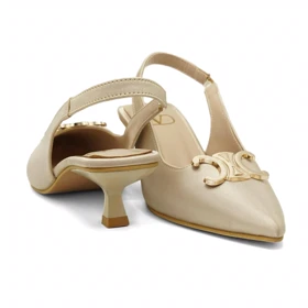 کفش مجلسی زنانه پاشنه‌دار 3 سانت مدل 400351 _ sandal valentino