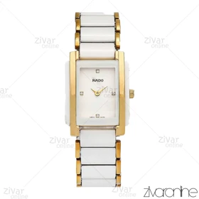 ساعت رادو زنانه طلایی سفید 106730