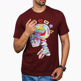 تیشرت آستین کوتاه چاپی مردانه تن کوک مدل 26518812