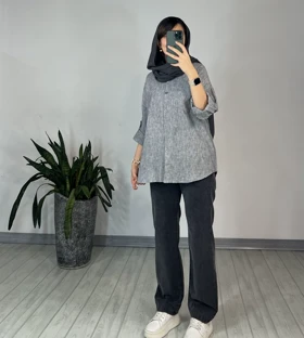 شلوار جین واید 7