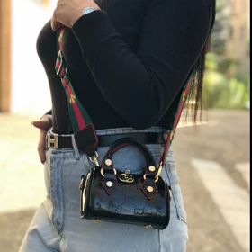 کیف زنانه مینی بگ GUCCI وارداتی ورنی کد 1038