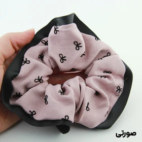کش مو دخترانه مدل پاپیون پارچه ای (صورتی)
