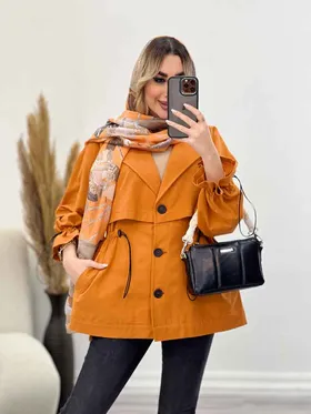 مانتو لینن ژیله دار دلوین