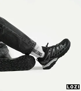 کفش کتانی مشکی طوسی Salomon X ULTRA