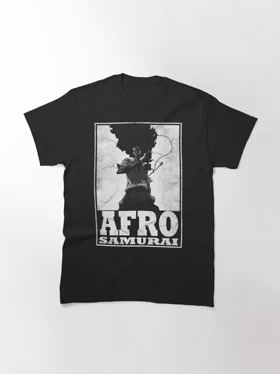 تیشرت لانگ انیمه AFRO SAMURAI افرو سامورایی AFRO HAIR SAMURAI کد 185538