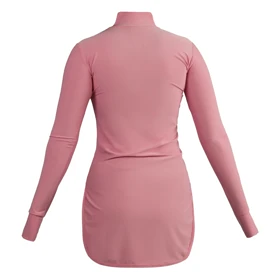 استرج آستین بلند نیم زیپ ورزشی زنانه نایک مدل VHD-3K1452 صورتی