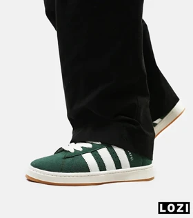 کفش کتانی مردانه و زنانه سبز سفید ADIDAS Campus
