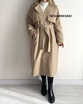 ترنچ کت wet قد بلند ( کرم تیره )