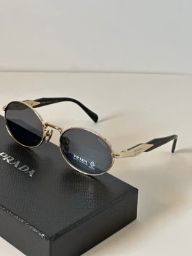 عینک پرادا کد 90812 Prada (مشکی طلایی)