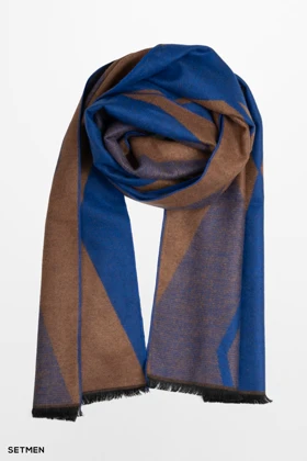 شال گردن مردانه پشمی