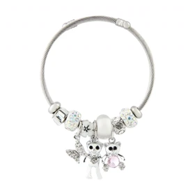 دستبند دخترانه مدل پاندورا تدی