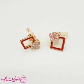 گوشواره میخی دخترانه ژوپینگ قرمز