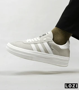 کفش کتانی مردانه طوسی ADIDAS gazelle Bold