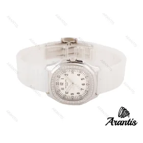 ساعت پتک فیلیپ Aquanaut زنانه سیلور سفید دورنگین w-0165