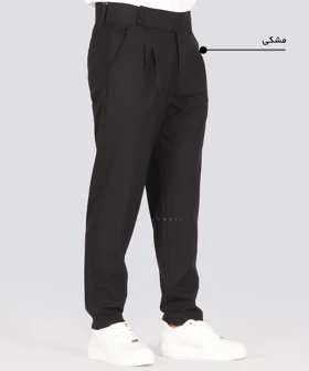 شلوار پارچه ای پیله دار مردانه فیت 0480