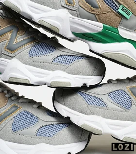 کفش کتانی مردانه طوسی فیلی NEW BALANCE 9060