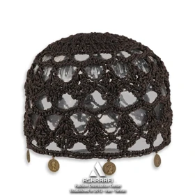 کلاه و گوشواره زنانه بافت Crochet Hat & Earrings HA198