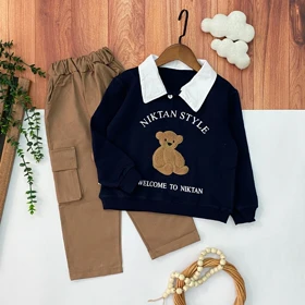 بلوز و شلوار پسرانه طرح تدی