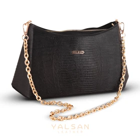 ست کیف و کفش زنانه چرم یلسان مدل آندیا کد957-OPAL-GL