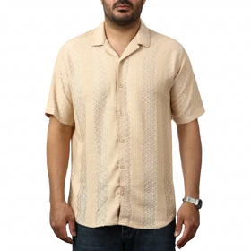پیراهن آستین کوتاه مراکشی مردانه مدل 6211818