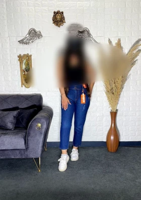 شلوار لی زنانه مام فیت قواره بزرگ