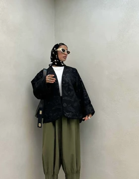 مانتو آستین سه ربع