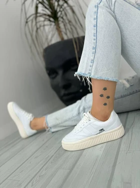 کفش زارا دو خط زنانه ZARA سفید