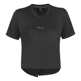 کراپ آستین کوتاه ورزشی زنانه نایک مدل Mub-2211 مشکی