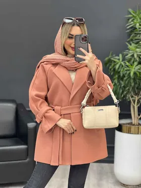 پالتو یقه انگلیسی آستین پاگن