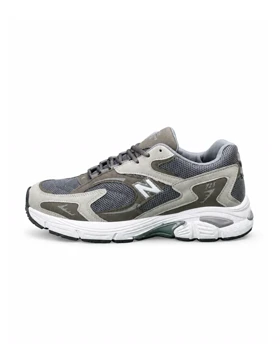 کفش کتانی وبزرگ پا مدل نیوبالانس 725 طوسی سفید New Balance
