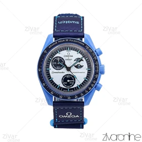 ساعت امگا سواچ Omega-Swatch ماموریت به ماه سرمه ای 106723