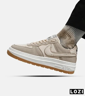 کفش مردانه و زنانه کرم قهوه ای NIKE AIR FORCE مدل 5745