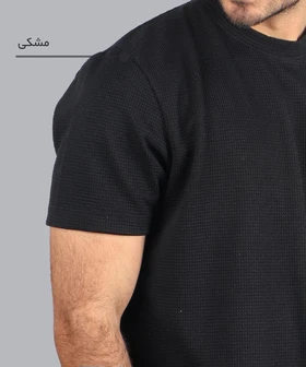 تیشرت ساده مردانه بیسکوییتی 1288