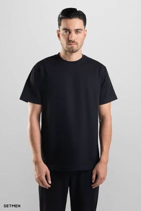 تیشرت مردانه ژاکارد یقه گرد